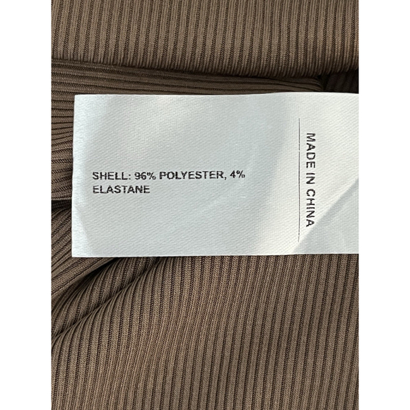 Cider Bodycon Dress Women's Size Medium Brown Ribbed Midi - Picture 9 of 11